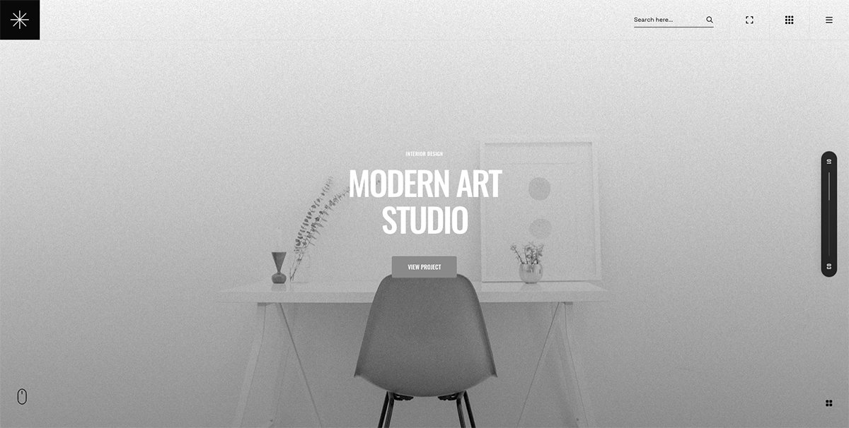 image of a desk with a label that says design art studio. it's meant to convey that it's an art and branding studio