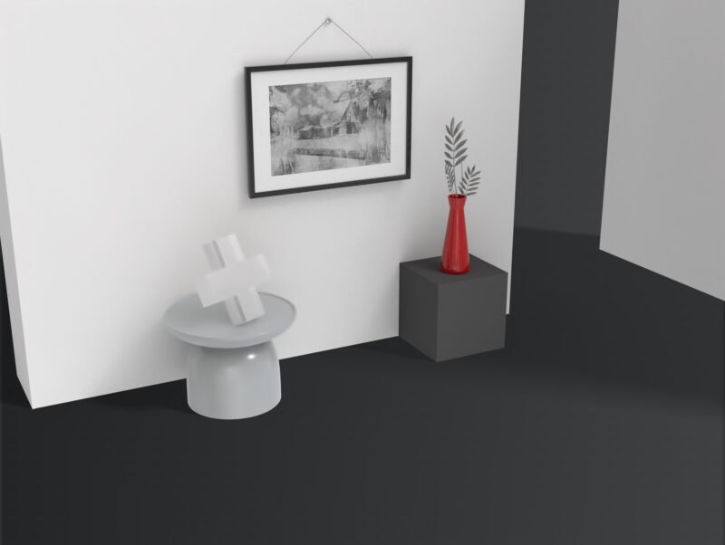 Countryside Horizon in Ink Fine Art Print by Ashley Bailey Designs of Augusta, Georgia.jpg