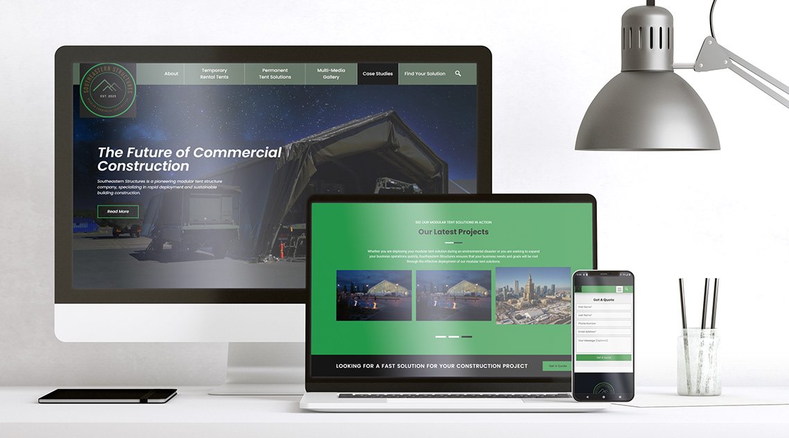 Southeastern Structures Website Design Augusta, Georgia