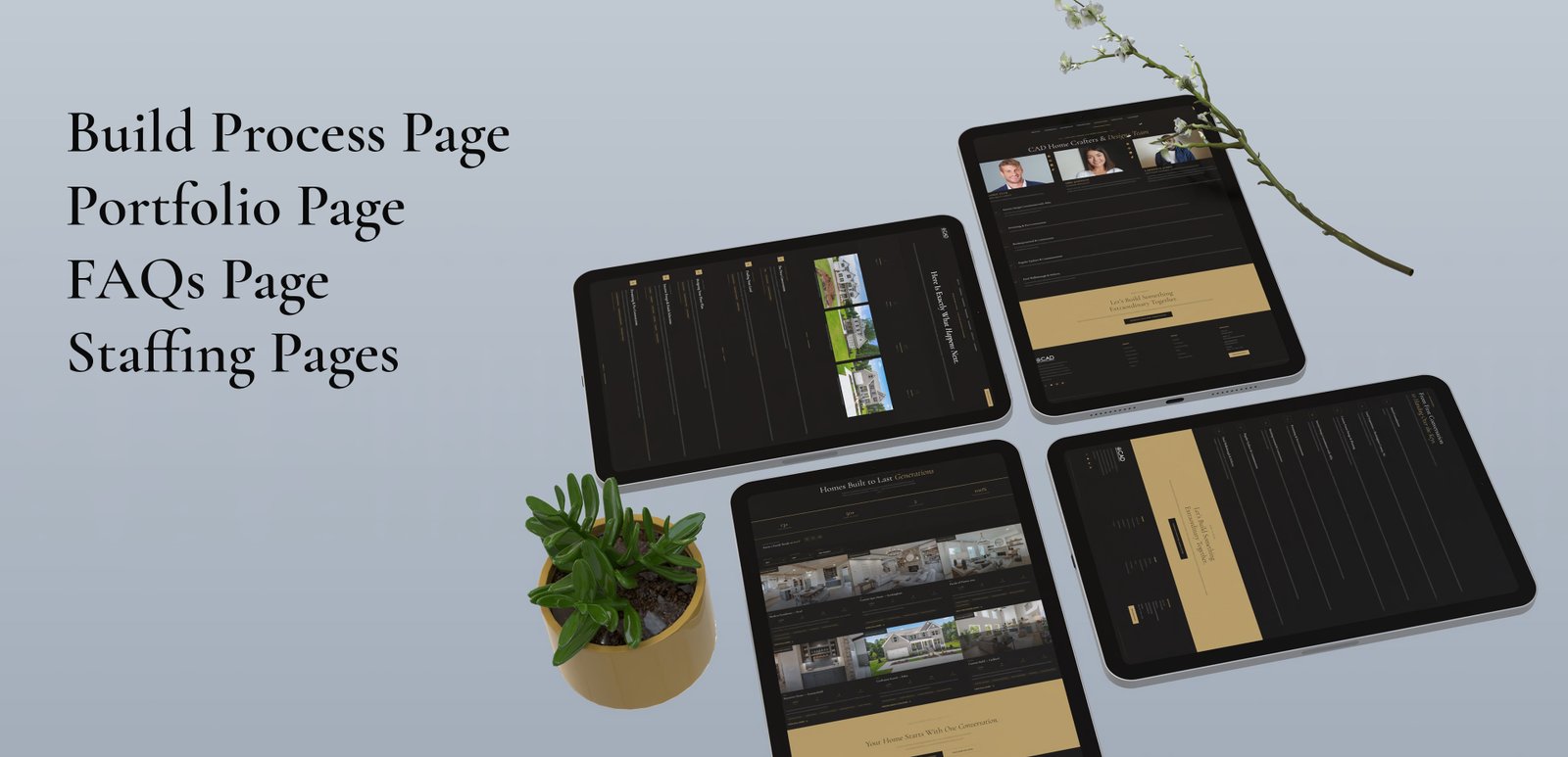 CAD Website Pages