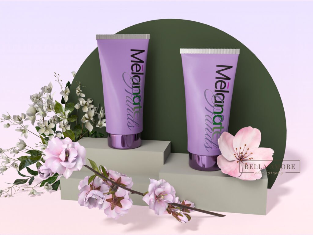 Melanated Hands, a Beauty Brand Design and Brand Identity from Ashley Bailey Designs