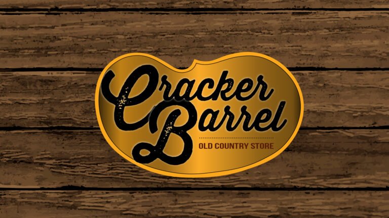 Cracker Barrel Rebrand Solution Following the Corporate Rebrand, depicts the logo written in the menu font
