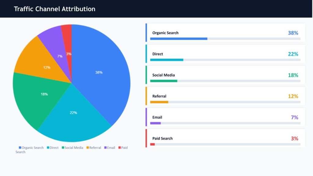 Google Analytics Dashboard Template for Sale for Marketing Teams