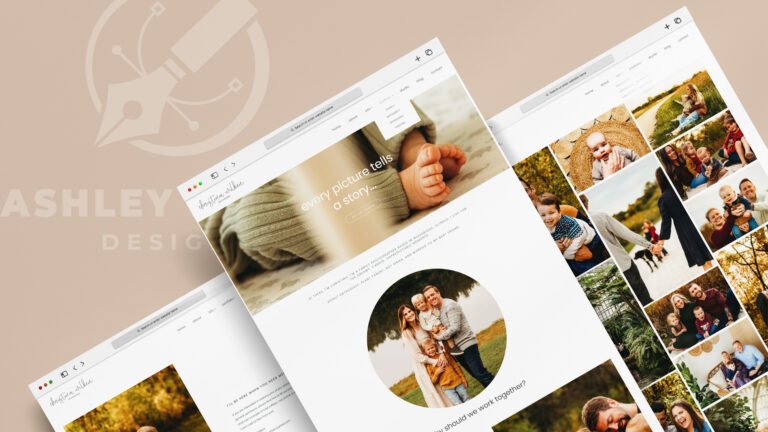 Photography Portfolio Website Mockup